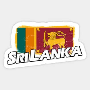 Sri Lanka flag Sticker